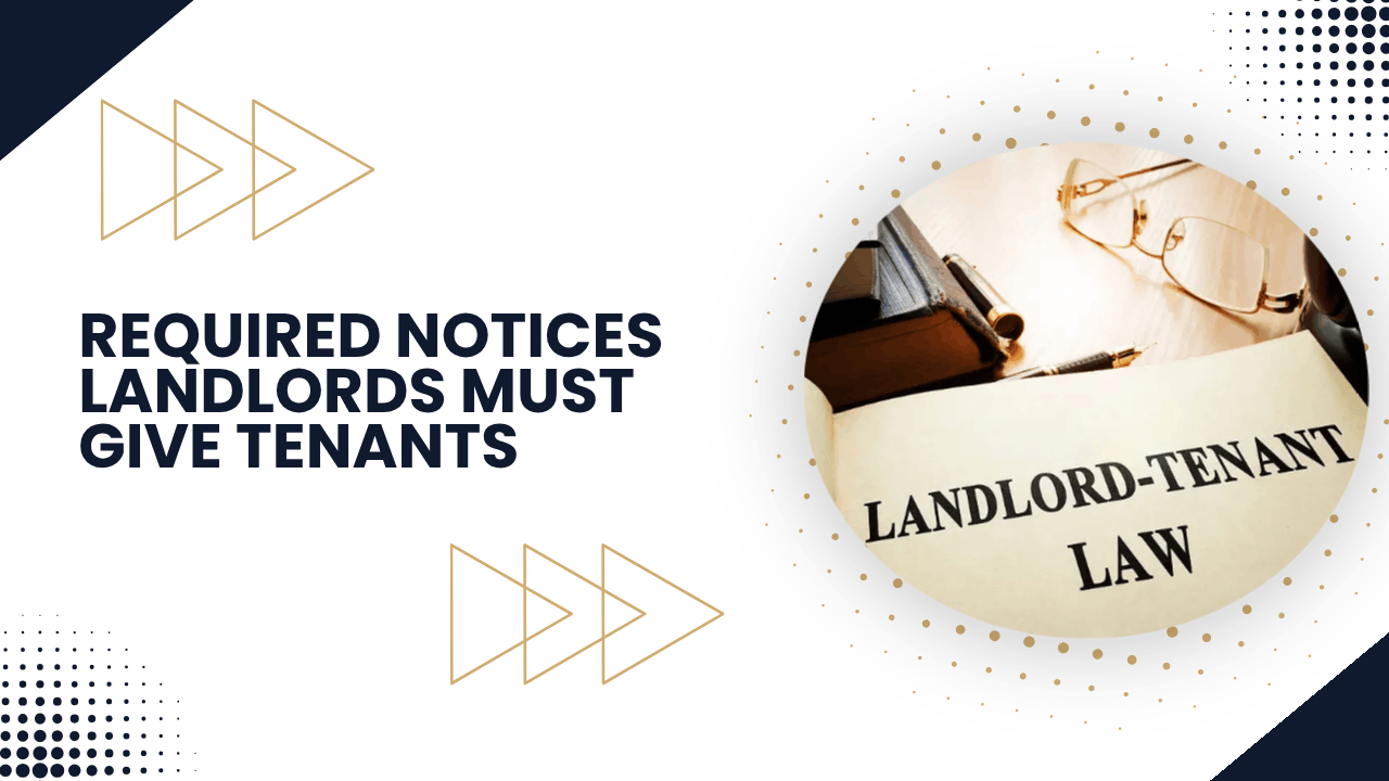 Required Notices Virginia Landlords Must Give Tenants