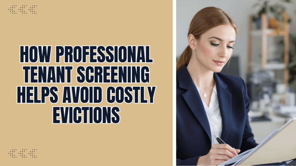 Professional Tenant Screening and Eviction Prevention How Professional Tenant Screening Helps Avoid Costly Evictions - Article Banner
