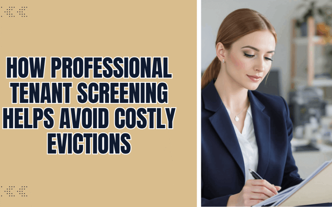 How Professional Tenant Screening Helps Avoid Costly Evictions